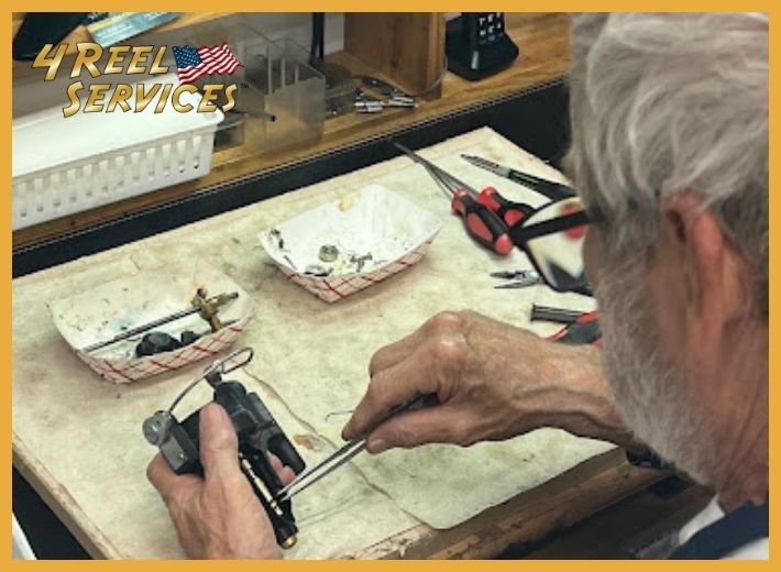 Freshwater or saltwater: we’ll fix your reel and clean it! Just send it our way!